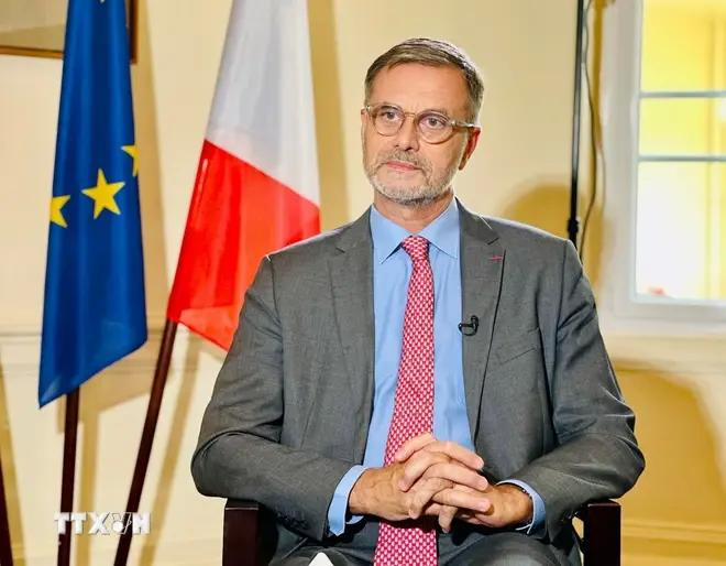 L’ambassadeur de France au Vietnam, Olivier Brochet. Photo: VNA 1.webp