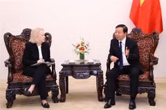 Le vice-PM Tran Hong Ha reçoit la vice-présidente du GFANZ