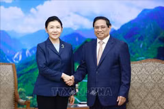 Le Premier ministre Pham Minh Chinh reçoit la ministre chinoise de la Justice