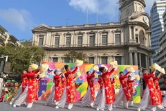 Promotion de la culture vietnamienne lors d'un défilé international à Macao en Chine