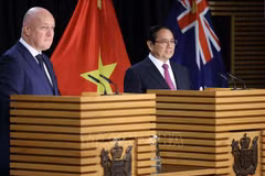 Vietnam et Nouvelle-Zélande conviennent de développer plus vigoureusement leur partenariat stratégique