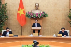 Le PM Pham Minh Chinh préside la réunion gouvernementale en février