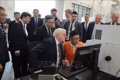 Le président fédéral d'Allemagne se rend à l'Université Vietnam-Allemagne