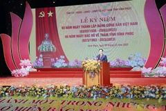Le président de l'Assemblée nationale se rend à Vinh Phuc