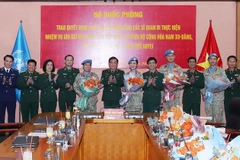 Envoi de sept officiers à des missions de maintien de la paix de l'ONU