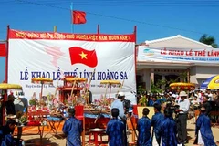 Culte à la mémoire des soldats en mission à Hoàng Sa