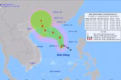 Une dépression tropicale en Mer Orientale se renforce en tempête No1