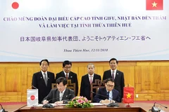 Thua Thien-Hue renforce ses liens avec la préfecture japonaise de Gifu