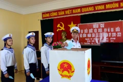 Élections législatives: le vote anticipé dans le district insulaire de Truong Sa