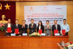 Lancement d'un programme de soutien au développement du modèle "Smart Factory" à Vinh Phuc