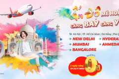 Vietjet lance une grande promotion pour célébrer sa 17e route Vietnam-Inde