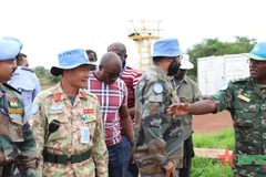 Maintien de la paix: l'Unité de génie militaire n°1 reçoit la mission dès son arrivée à Abyei