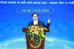Le Premier ministre Pham Minh Chinh lors de l'événement. Photo: VNA
