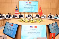 Panorama de la 4e réunion du Comité commercial mixte Vietnam-Malaisie. Photo: VNA