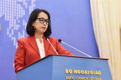La porte-parole du ministère des Affaires étrangères, Pham Thu Hang. Photo: VNA