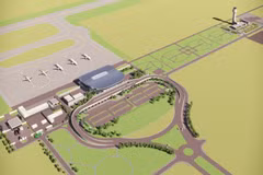 Perspective de l'aéroport de Quang Tri. Photo d’illustration : baochinhphu.vn