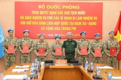 Sept officiers supplémentaires participent aux opérations de maintien de la paix de l’ONU