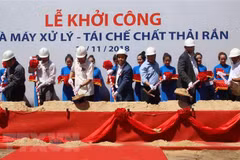 Mise en chantier de l’usine de traitement et de recyclage des déchets solides Tasco Cu Chi