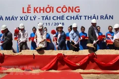 Mise en chantier de l’usine de traitement et de recyclage des déchets solides Tasco Cu Chi