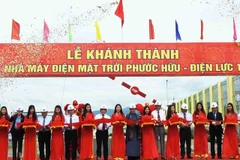 Ninh Thuan : Inauguration de la centrale électrique solaire Phuoc Huu-Dien luc 1