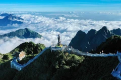 Mer de nuages ​​sur le "Toit de l'Indochine" 