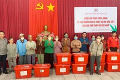 La Croix-Rouge du Vietnam soutient aux victimes des inondations à Quang Ngai