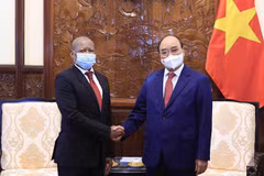 Le président Nguyen Xuan Phuc reçoit l'ambassadeur d'Afrique du Sud