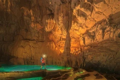 La beauté surréaliste du nouveau système de grottes à Quang Binh