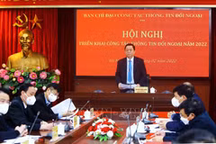 Rénovation des contenus et méthodes d’information destinée à l’étranger de 2022