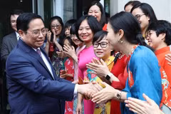 Le PM rencontre des intellectuels, jeunes et étudiants vietnamiens aux Etats-Unis