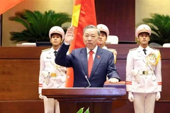 Le président Tô Lâm prête serment. Photo: VNA