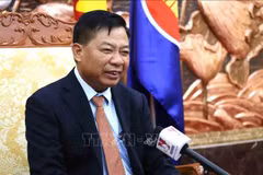 L’ambassadeur du Vietnam au Cambodge, Nguyen Huy Tang. Photo: VNA