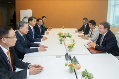 Le directeur général du PNUD, Achim Steiner, rencontre le secrétaire général du Parti communiste du Vietnam et président vietnamien To Lam, à New York. Photo : PNUD