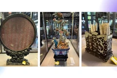 Des objets antiquaires numérisés au Musée des antiquités royales de Huê. 