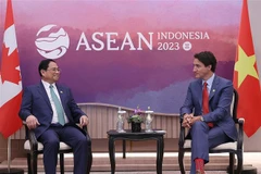 Le Premier ministre Pham Minh Chinh rencontre son homologue canadien Justin Trudeau