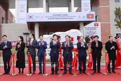 Inauguration de l’Institut des sciences et des technologies Vietnam-R. de Corée
