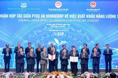 Des entreprises du Vietnam et de Singapour coopèrent dans un projet d'énergie renouvelable offshore