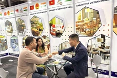 Le Vietnam au Salon mondial du meuble en Inde