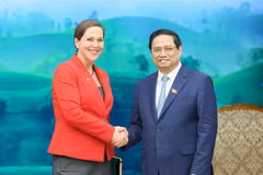 Le PM Pham Minh Chinh reçoit l'économiste en chef du Département d'État américain