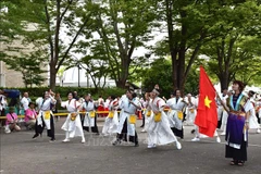  Une troupe vietnamienne au plus grand festival de Yosakoi au Japon