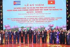 Le président de l'Assemblée nationale du Pouvoir populaire de Cuba achève sa visite au Vietnam