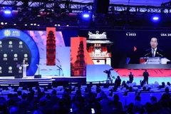 Le président Vo Van Thuong au Sommet des dirigeants d’entreprise de l'APEC 2023