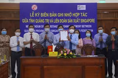 Des experts singapouriens aident Quang Tri à élaborer son plan d'aménagement