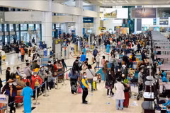 Le nombre de passagers aux aéroports vietnamiens en baisse 11,6% en octobre 