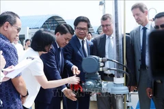 Inauguration d'une usine exploitant les eaux de surface du fleuve Duông