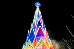 L’atmosphère de Noël dans la zone urbaine Ecopark