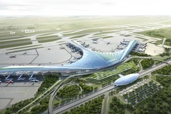 Les travailleurs toujours en poste sur le chantier de l'aéroport de Long Thanh pendant le Têt