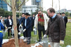 Hanoï : plantation de 100 arbres offerts par la Finlande