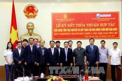 Thai Nguyên signe un accord de coopération avec le fonds sud-coréen Saemaul
