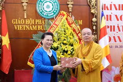 Vesak 2019 : félicitations au conseil d’administration du CC de l’Eglise bouddhique du Vietnam